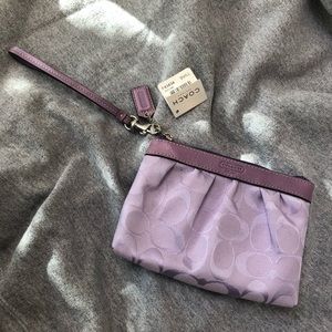 BNWT coach wristlet
